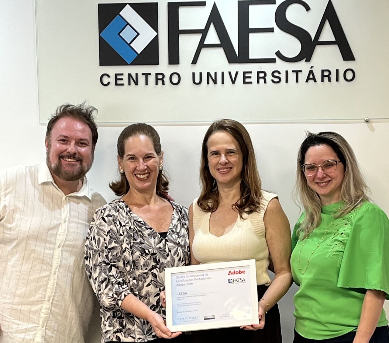 Faesa é credenciada para aplicar exames de certificação da Adobe